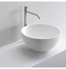 NOORTH milldue edition Раковина 40x14 см, без отв., накладная, цвет: белый