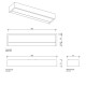 Decor Walther Box 25 N LED Светильник настенный 25x10x5см, светодиодный, 1x LED 18.4W, цвет: белый матовый