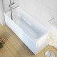 Ravak Chrome Ванна 160х70см, встраиваемая, цвет: белый