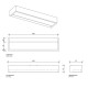 Decor Walther Box 1-40 N LED Светильник на зеркало 40x10x5см, светодиодный, 1x LED 20.6W, цвет: хром