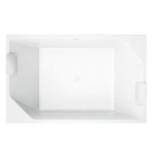 Jacuzzi Onira Ванна встраиваемая 190x120x60см, без отв., в комплекте 2 подушки, цвет: белый матовый
