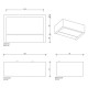 Decor Walther Box 1-15 N LED Светильник на зеркало 15x10x5см, светодиодный, 1x LED 18.4W, цвет: хром