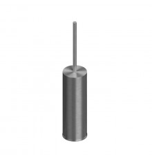 QuadroDesign Ершик для туалета, напольный, цвет: Brushed Stainless Steel