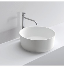 NOORTH milldue edition Раковина 45x15 см, без отв., накладная, цвет: белый