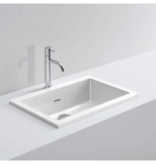 NOORTH milldue edition Раковина 52х35х15.2 см, без отв., цвет: белый