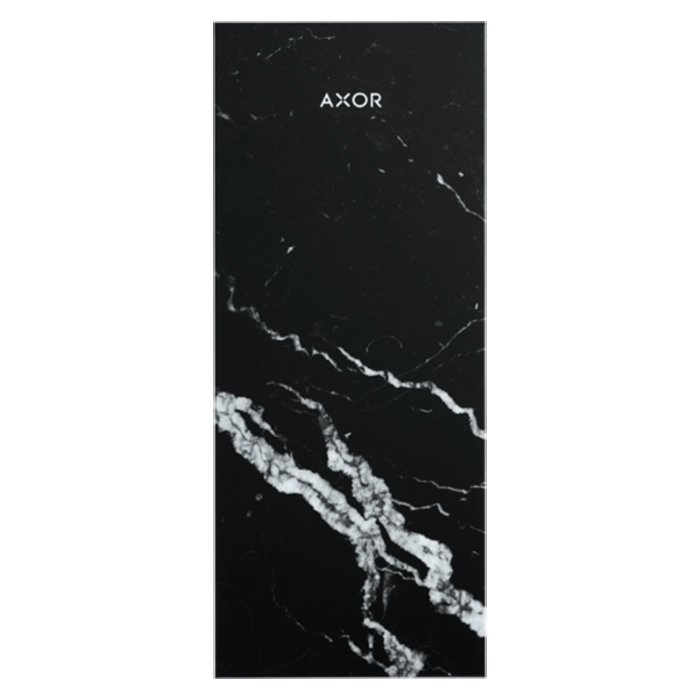 Панель для смесителя Axor MyEdition, на излив 15см, цвет: мрамор черный