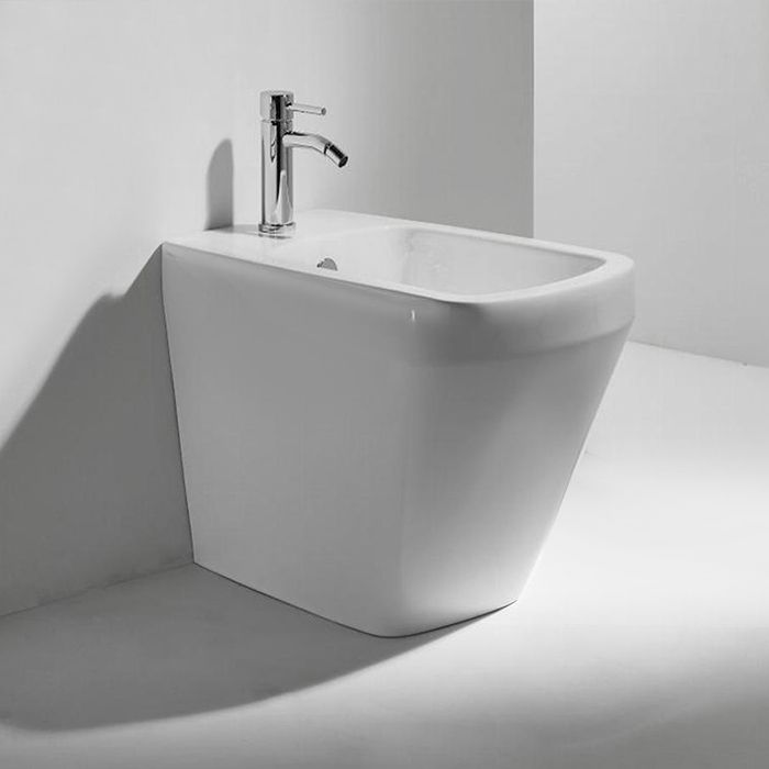 Simas Baden Baden Биде приставное 56х36 см, с 1 отв под смеситель, цвет: белый