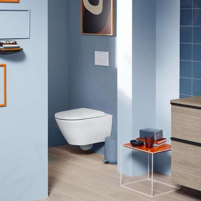 Duravit D-Neo Унитаз подвесной 37x54 см, безободковый, в комплекте с сиденьем, цвет: белый