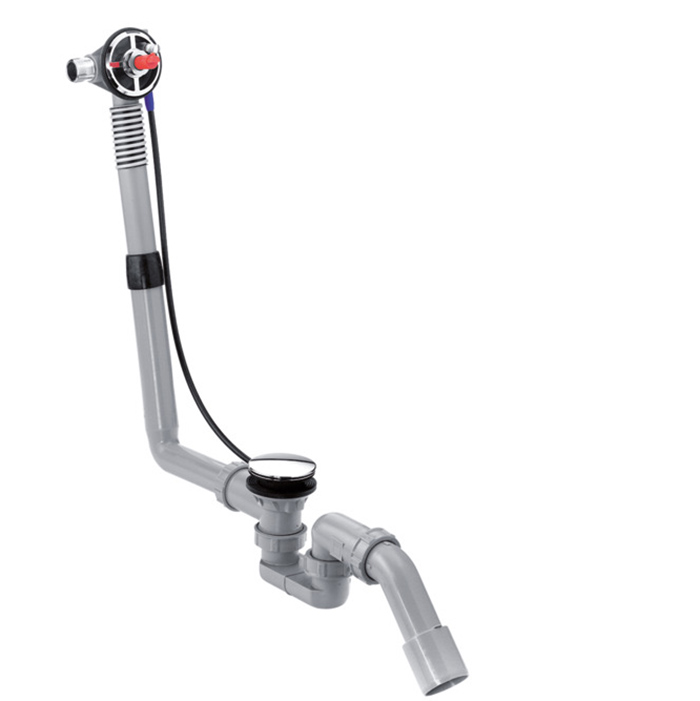 Hansgrohe Exafill S Скрытая часть излива на ванну с набором для слива и перелива для стандартных ванн