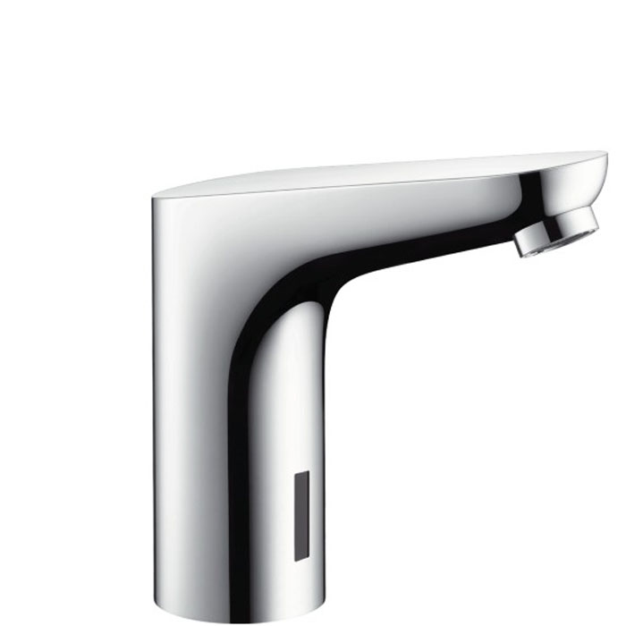 Смеситель для раковины Hansgrohe Focus, электронный, без регулировки температуры, питание от сети 230 В, цвет: хром