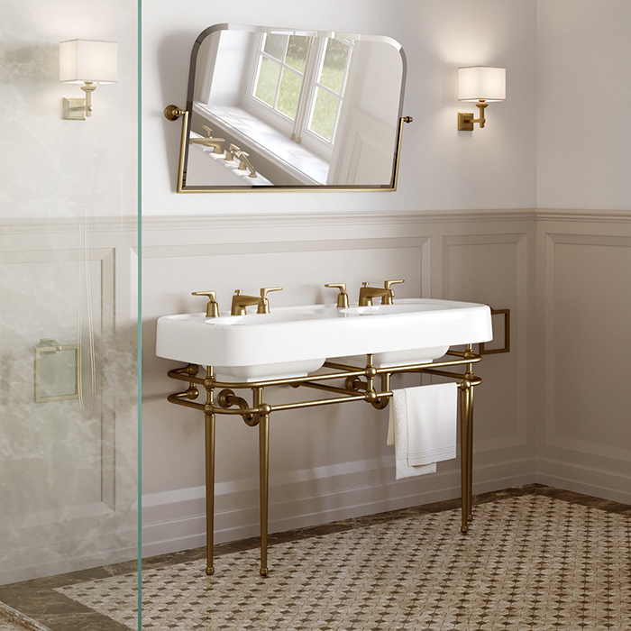 Devon&Devon Gatsby 2 Зеркало 110х65см, подвесное, поворотное, цвет: бронза