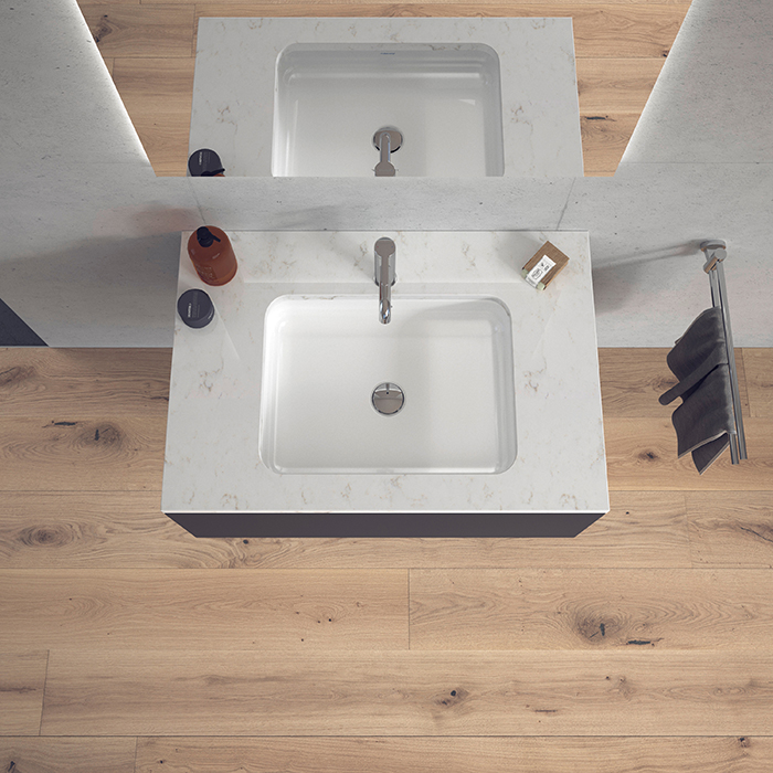 Duravit Happy D.2 Раковина встраиваемая снизу 48х34.5см., без отв., цвет: белый