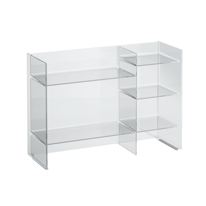 Стеллаж Laufen Kartell, 75х26х53см, пластик, напольный, цвет: дымчато-серый