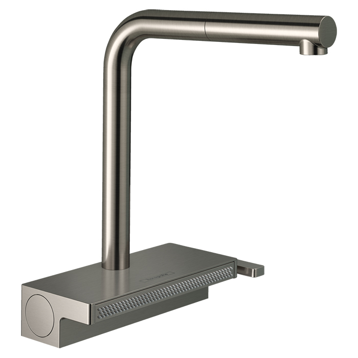 Смеситель для кухни Hansgrohe Aquno Select M81 250, на 1 отв., с вытяжным душем, 2jet, sBox, цвет: нержавеющая сталь