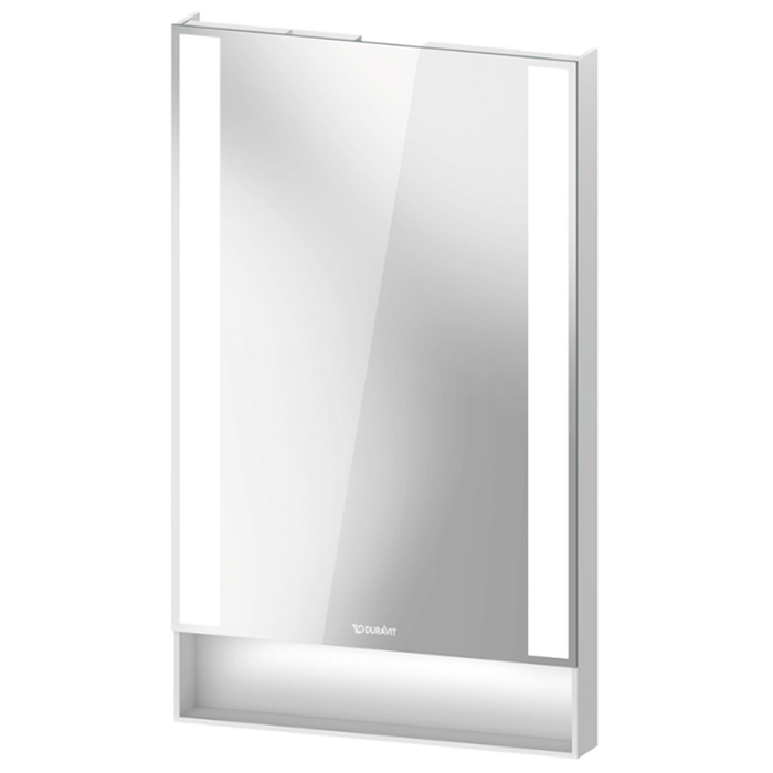 Duravit Qatego Зеркало 45х65см, с подсветкой, цвет: белый матовый