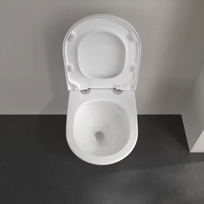 Villeroy&Boch Subway 3.0 Унитаз подвесной, безободковый tornado, сиденье в комплекте SoftClosing, цвет: альпийский белый