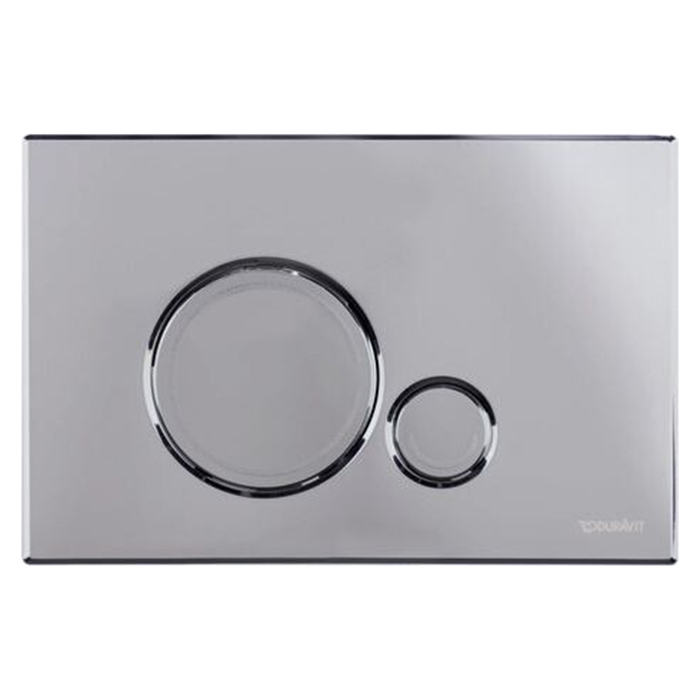 Duravit DuraSystem Beta 120 Клавиша смыва для унитаза, пластик, цвет: хром глянцевый