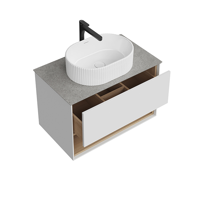 Kerama Marazzi PLAZA Modern Тумба подвесная 80x48см, 1 ящик, цвет: белый