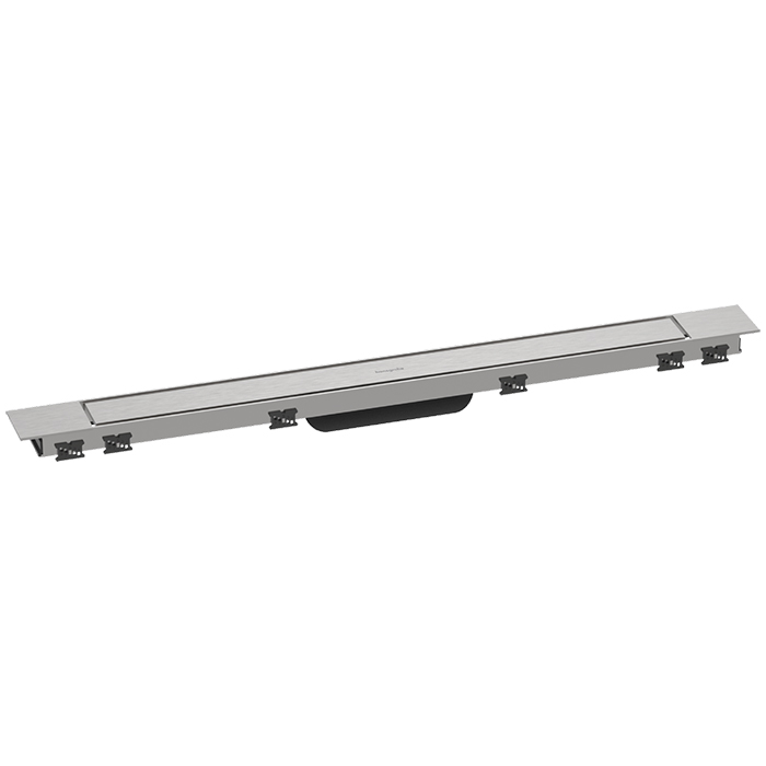 Внешняя часть Hansgrohe RainDrain трапа для душа 800, с регулировкой по высоте, цвет: сталь