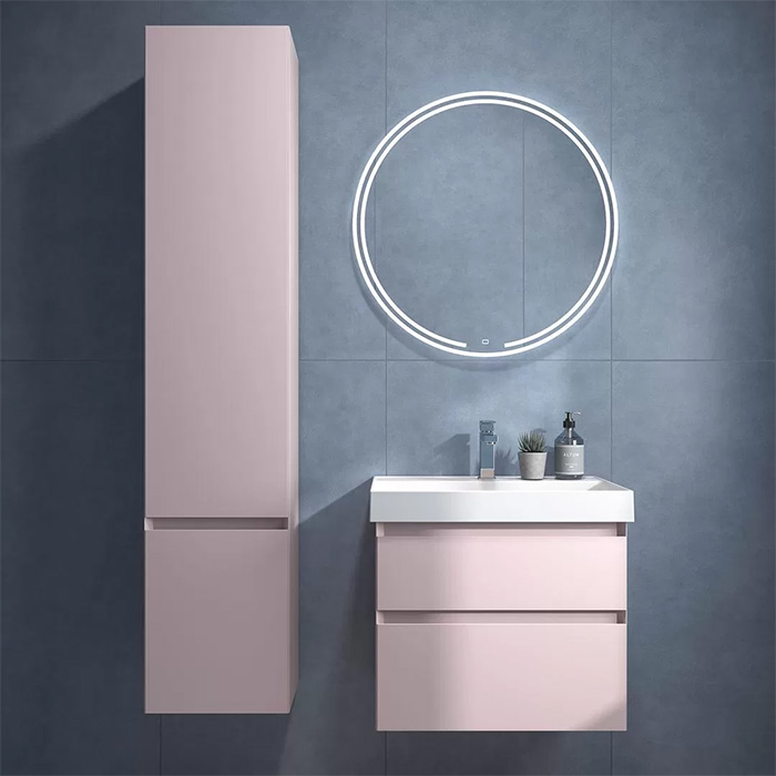 Kerama Marazzi Cubo Раковина 60х48.5х18см., подвесная, мебельная, 1 отв., с переливом, цвет: белый глянцевый