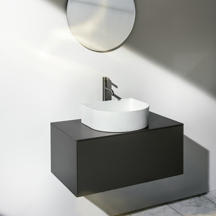 Laufen Sonar Раковина 41x36.5х13см, накладная, без отв., без перелива, с текстурой, цвет: белый глянцевый