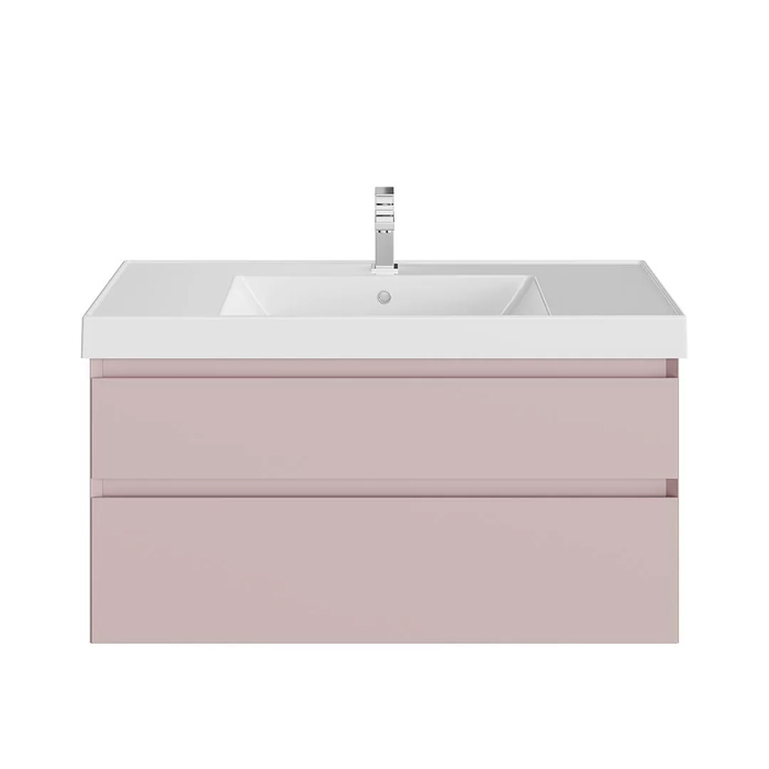 Kerama Marazzi Cubo Тумба подвесная 100см, с ящиками, цвет: Мальва матовая