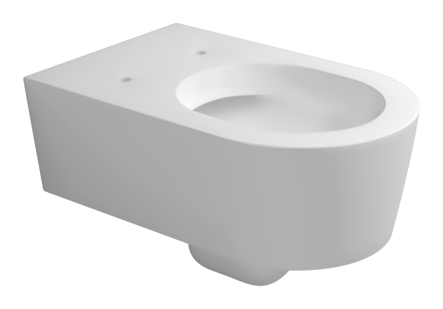Унитаз Flaminia Link, подвесной, 560 × 360 мм, безободковый с системой goclean, цвет: Latte
