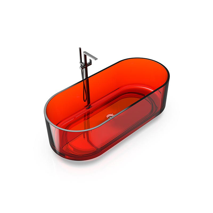 Knief Ellipse shape Ванна отдельностоящая 170x75x56см, из полимерного материала, цвет: Jaspis # 070