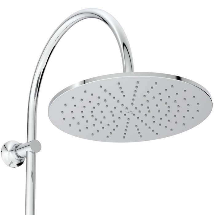 Ideal Standard La Dolce Vita Душевая система, с настенным смесителем для душа, верхний душ 30см, душевая лейка Stick, шланг Idealflex 175см, цвет: хром