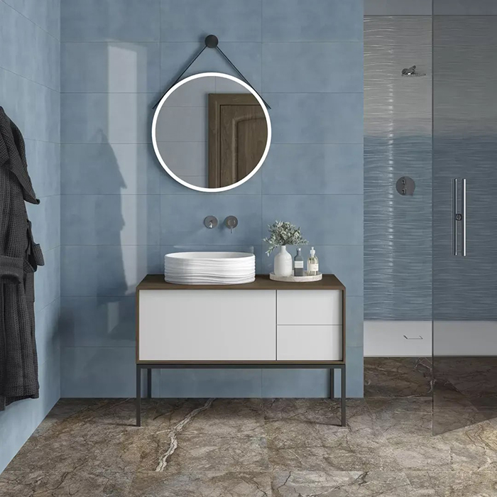 Kerama Marazzi Cono 70 Зеркало 70см, подвесное, цвет: черный матовый