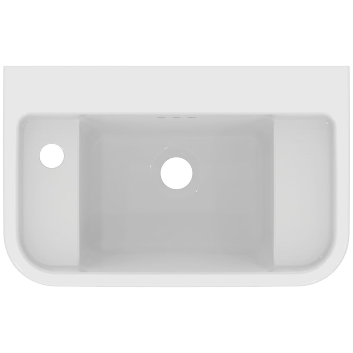 Ideal Standard Calla Раковина 50х32xh18см., подвесная, с 1 отв.,  Sx, с крепежом, цвет: белый глянец