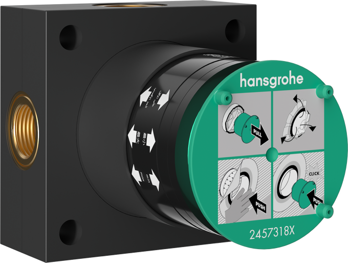Верхний душ Hansgrohe Raindance Alive Скрытая часть для верхнего душа на 2 режима — 24573180