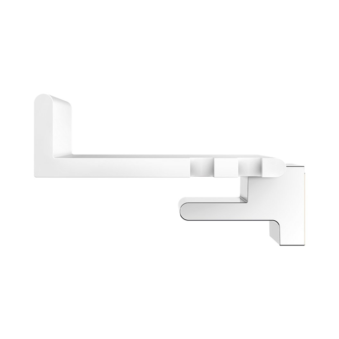 Полочка для душа Keuco Reva, встроенный крючок, подвесной, цвет: Shower shelf белый