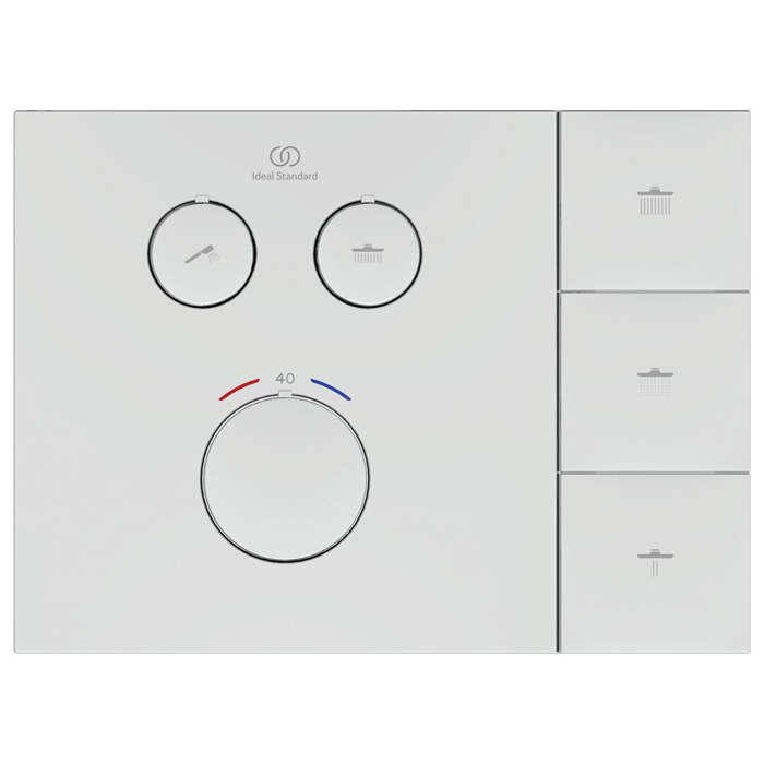 Ideal Standard Ceratherm Navigo Solos Смеситель для душа, встраиваемый, термостатический, цвет: хром
