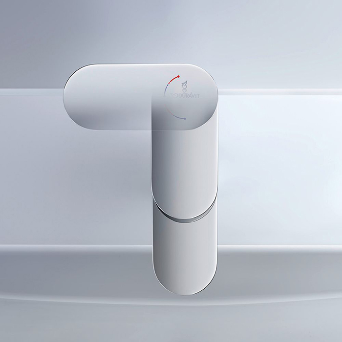 Duravit Wave Смеситель для раковины, 1 отв., с донным клапаном, цвет: хром