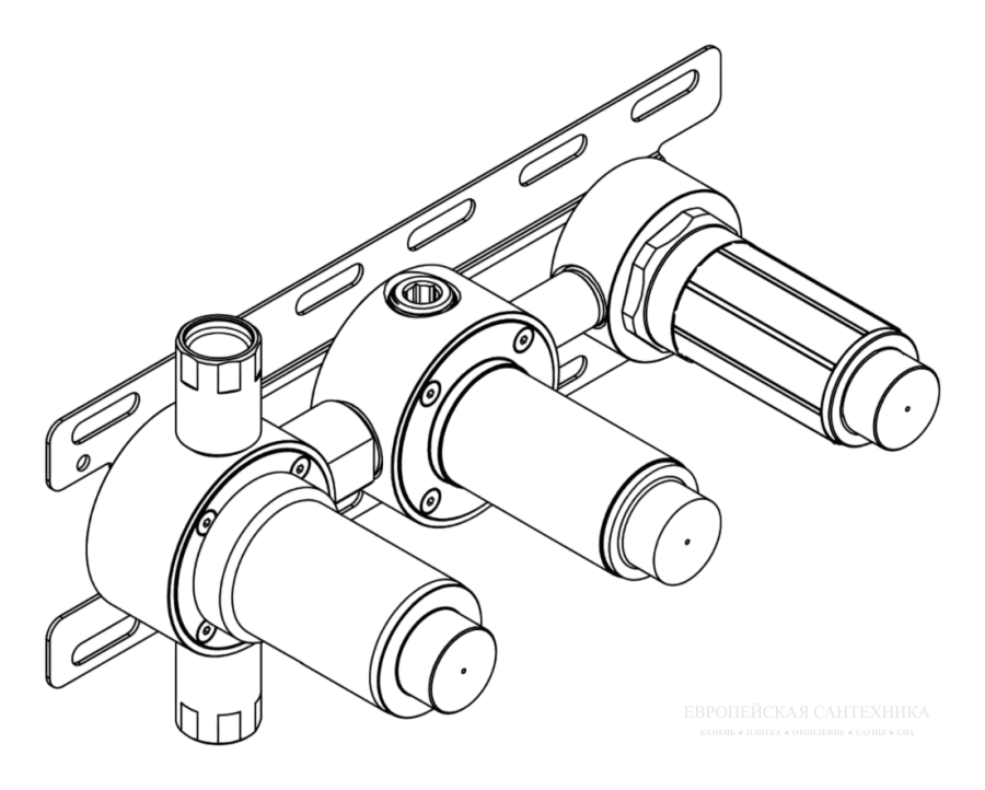 Скрытая часть для встраиваемого смесителя CEA Design