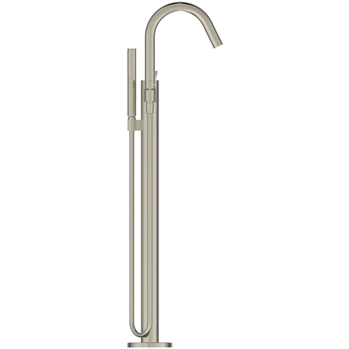 Смеситель для ванны Ideal Standard Joy, напольный, с ручным душем, цвет: PVD Silver Storm (Серебряный Шторм)