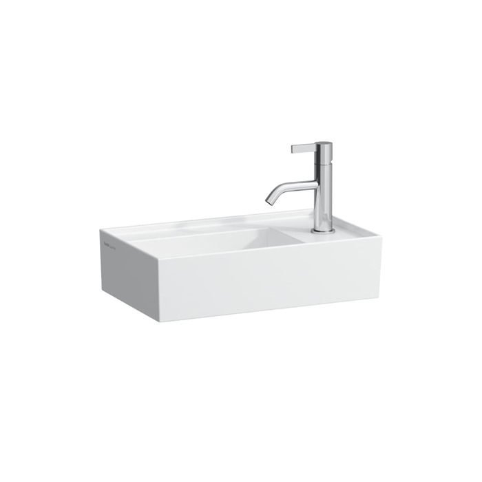 Раковина подвесная Laufen Kartell 46х28х12см, без перелива, с 1 отв., цвет: белый матовый
