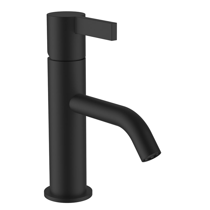 Смеситель для раковины Laufen Kartell, 1 отв., без донного клапана, цвет: PVD черный титан