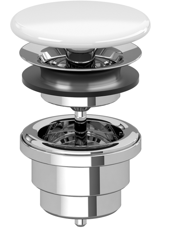 Донный клапан Villeroy&Boch для раковин, Stone White — 680800RW