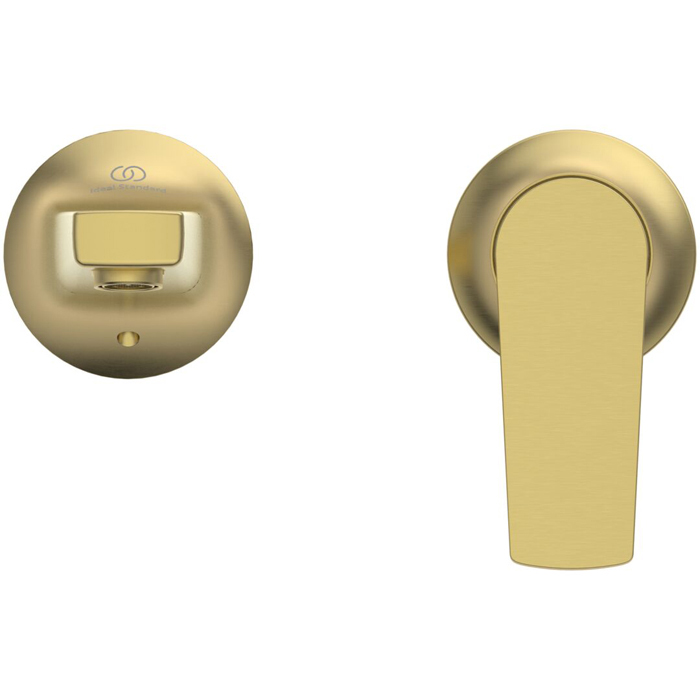 Ideal Standard La Dolce Vita Смеситель для раковины, встраиваемый, излив: 21см, цвет: PVD Brushed Gold (Шлифованное Золото)