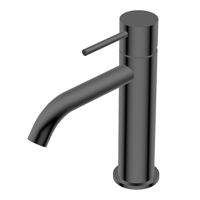 Ritmonio Diametro35 S Смеситель для раковины, на 1 отв., цвет: Brushed Black Chrome