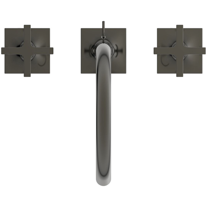 Ideal Standard Joy Neo Смеситель для раковины, на 3 отв., с донным клапаном, цвет: PVD Magnetic Grey