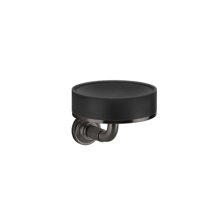 Мыльница подвесная Gessi Venti20, цвет: черный, фурнитура Black Metal Brushed PVD