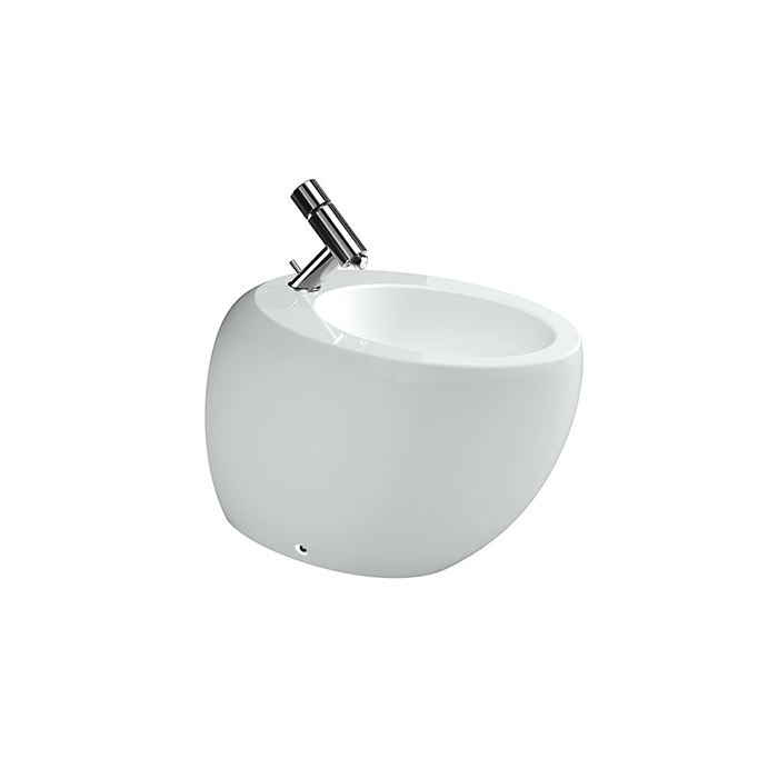 Laufen Alessi One Биде напольное 39x58.5x41.5см, с 1 отв. под смеситель, с покр. LCC, цвет: белый