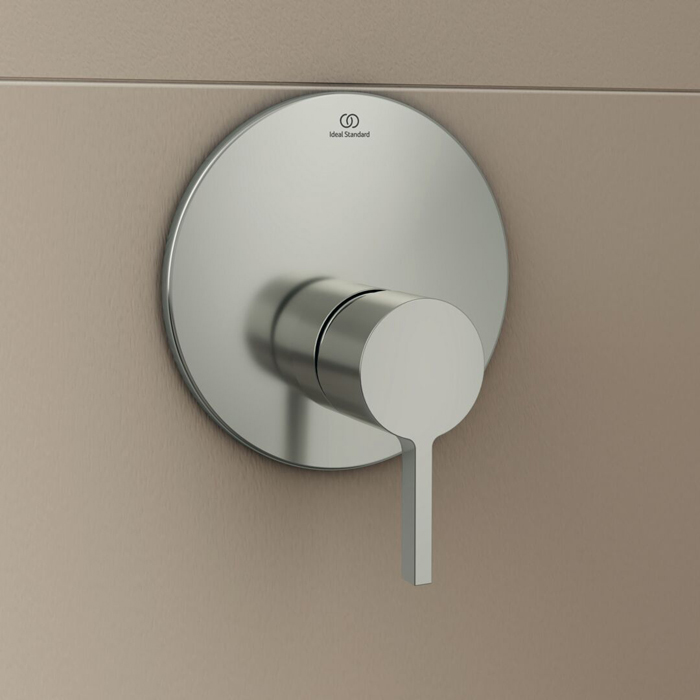 Ideal Standard Joy Смеситель для душа, встраиваемый, цвет: PVD Silver Storm (Серебряный Шторм)