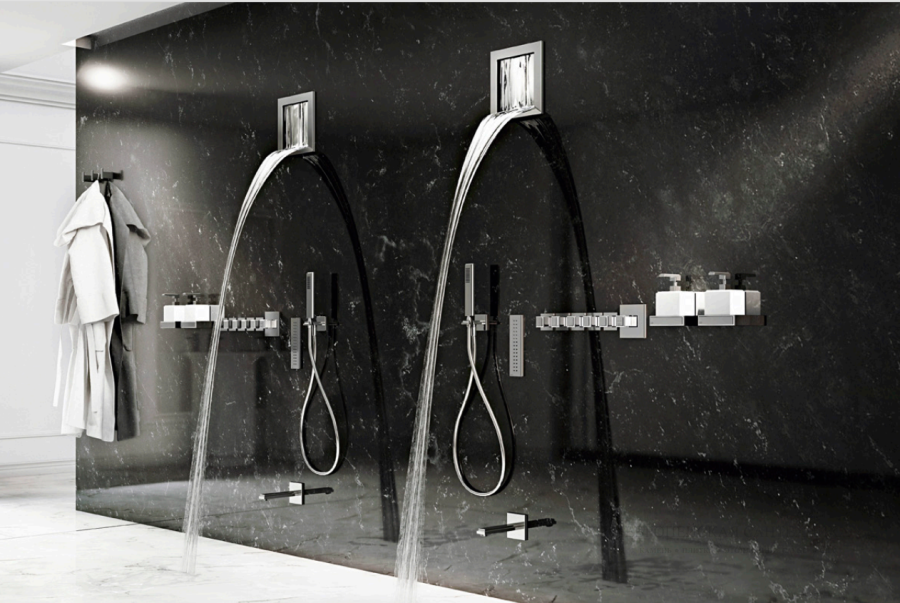 Запорный вентиль Gessi Eleganza для термостата высокой производительности, внешняя часть, цвет: хром