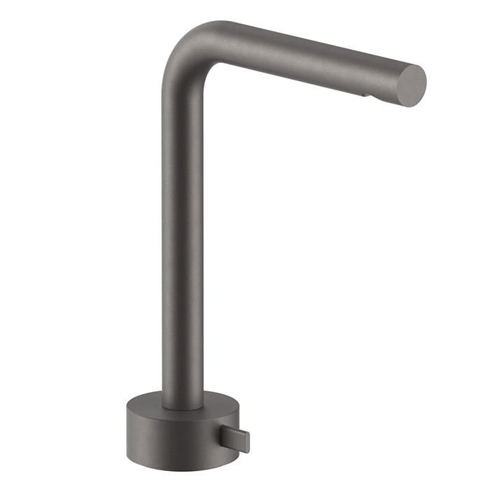 Смеситель для раковины Fantini AF/21, 1 отв., высокий излив: 15.5 см, цвет: Matt Gun Metal PVD
