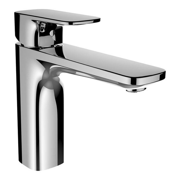 Смеситель для раковины Laufen Cityplus, 1 отв., с донным клапаном, цвет: хром