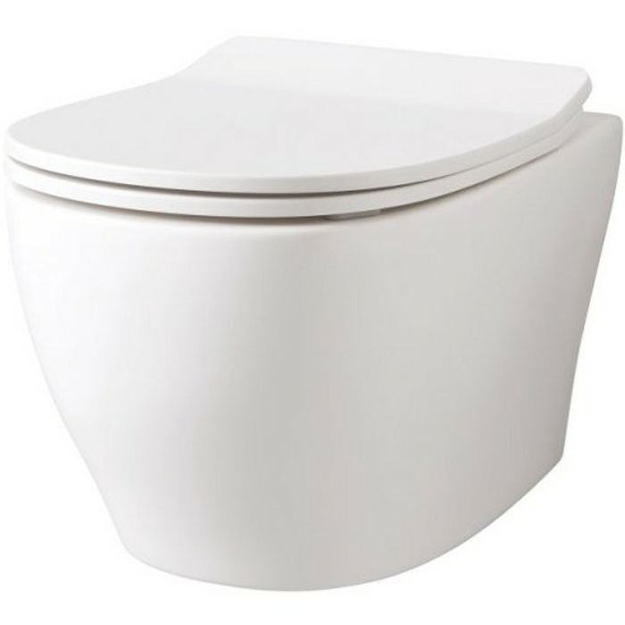 Artceram Ten Унитаз 52х36см., подвесной, безободковый, с крепежом, цвет: белый